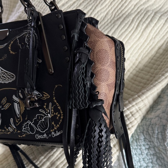 Coach Chelsea Champlain Dreamer Bag with tattoo design beautiful - Picture 8 of 16